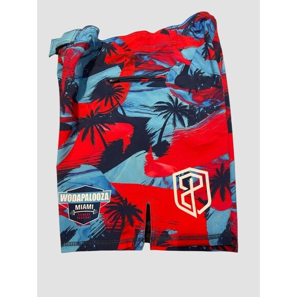 Born Primitive Shorts Size 32 Mens Athletic Stretch Pockets CrossFit 9" Miami - Picture 9 of 9